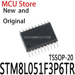 STM8L051F3P6 TSSOP-20 051F3P6 MCU 8-bit STM8L STM8 CISC 8KB Flash 2.5V/3.3V 20-Pin TSSOP Tube - Rail/Tube STM8L051F3P6TR