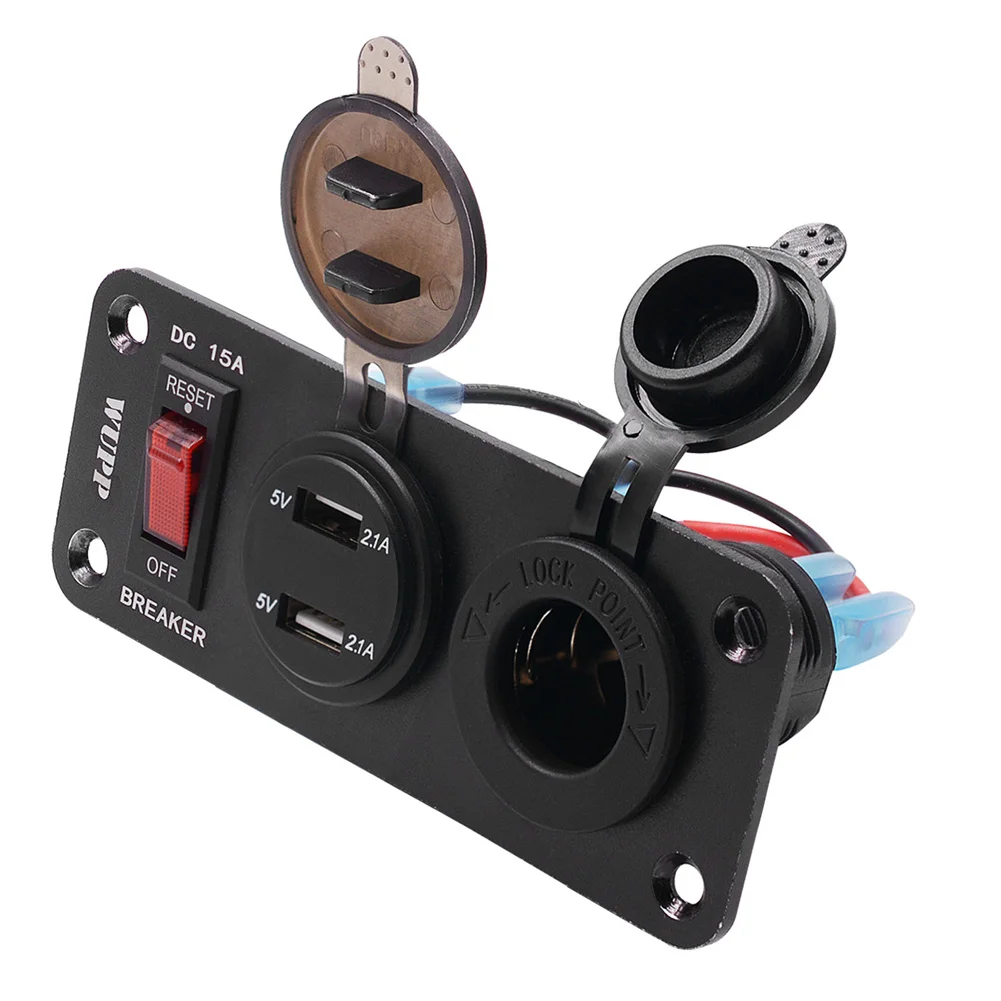

Durable Switch Panel Charger Socket Environmental Power-off Protection