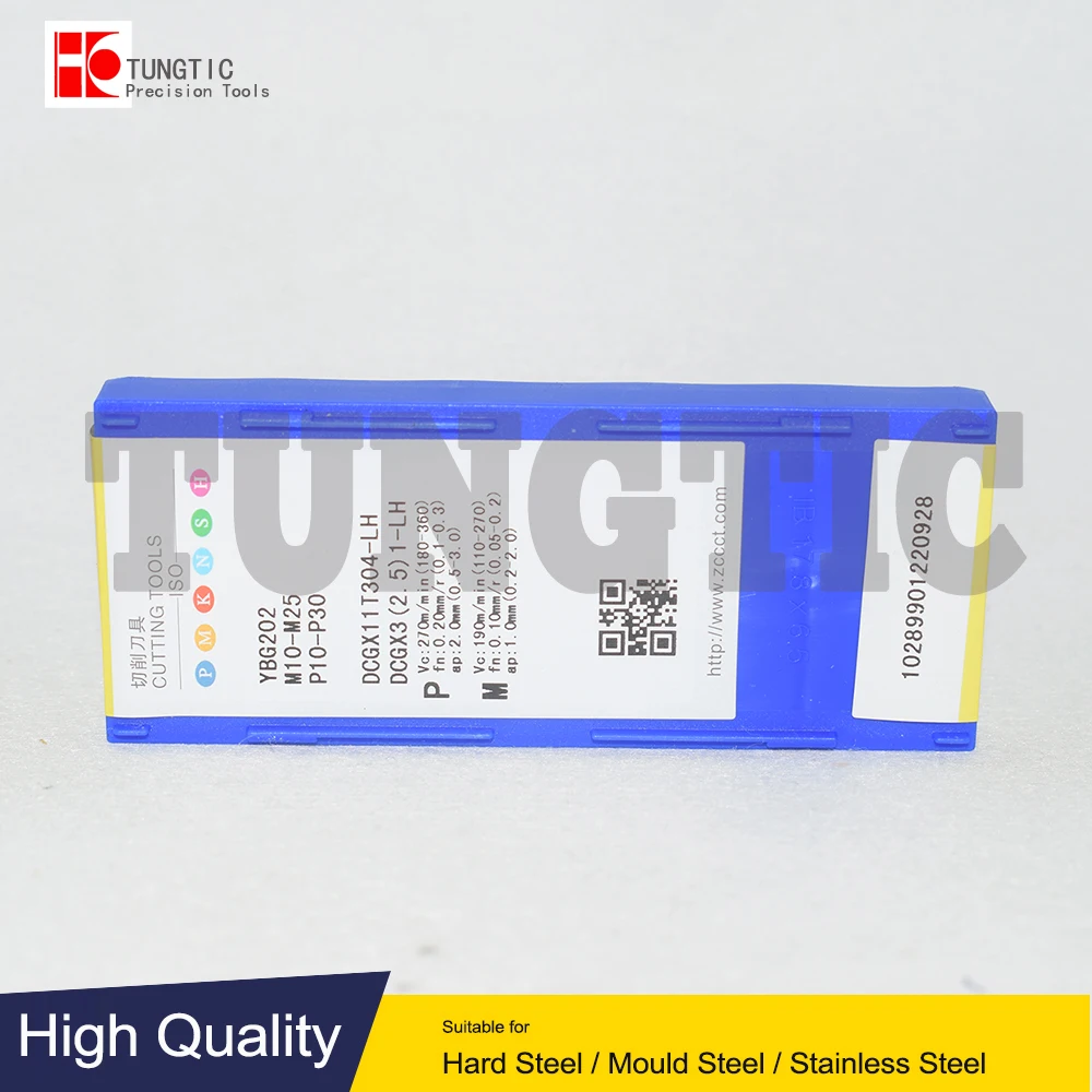DCGX11T304-LH YBG202 YD101 DCGX (2 5) 1-LH твердосплавные Токарные режущие инструменты позитивная