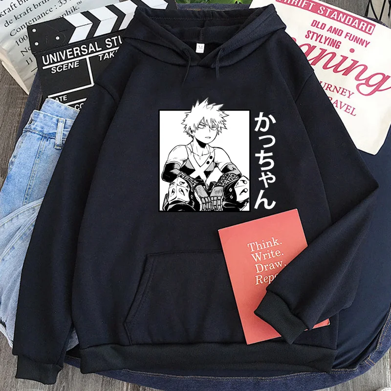 

bakugo hoodies male y2k aesthetic manga 2022 printed men hoody Korea hip hop