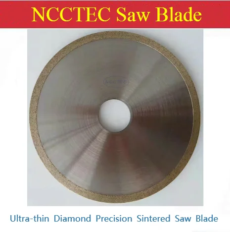 0.3-2mm Thickness 4''-12'' Ultra-thin Precision Diamond Sintered Saw Blade 100-300mm Carbide Optical Glass Ceramics Cutting Disc