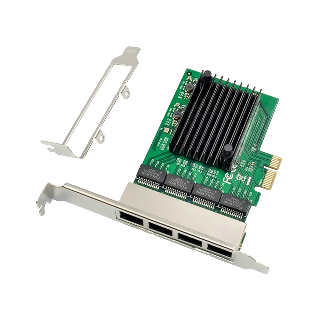 

RJ45 4-Port Gigabit Network Card Ethernet Server PCIE Network Card Adapter PCI-E X1 Interface