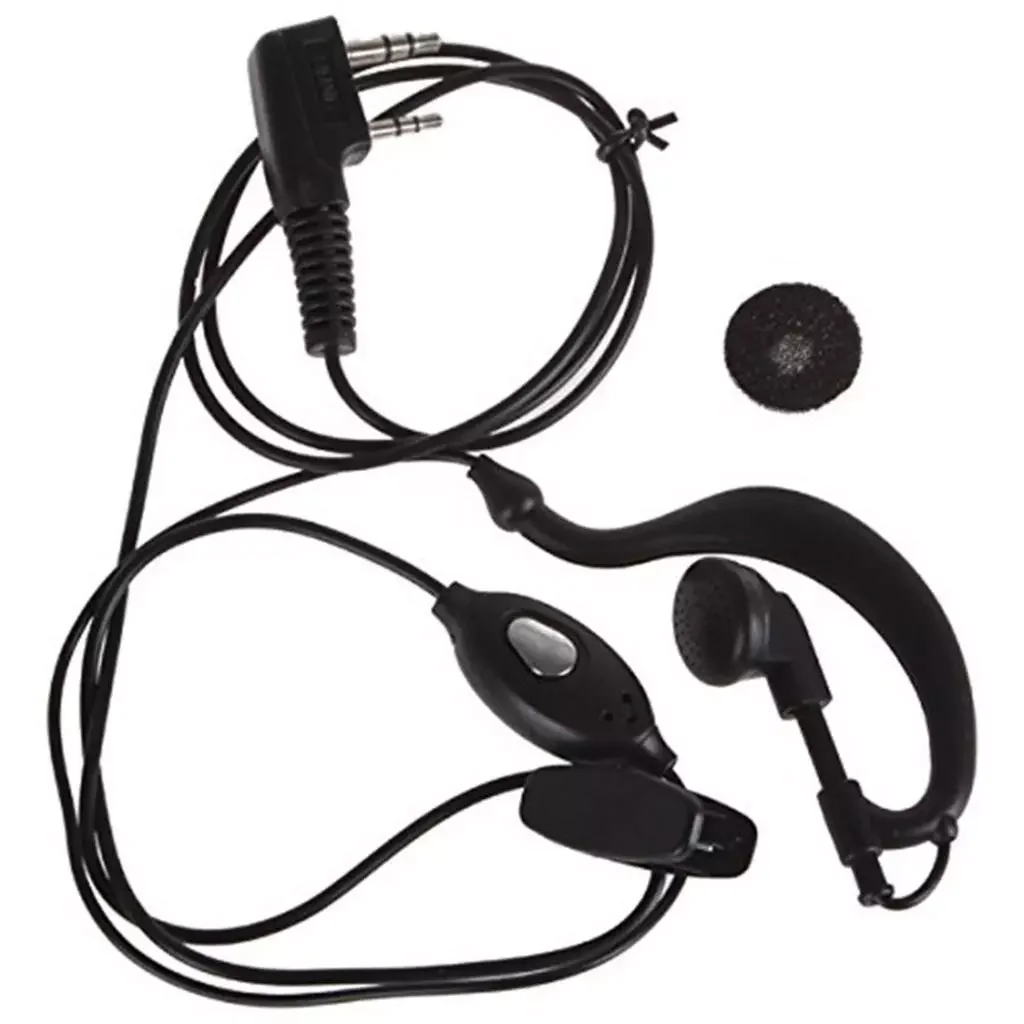 The new 20 Pieces G Shape Ear-Clip Earpiece Headset Mic Single Wire for Kenwood 2 Way Radio Walkie Talkie