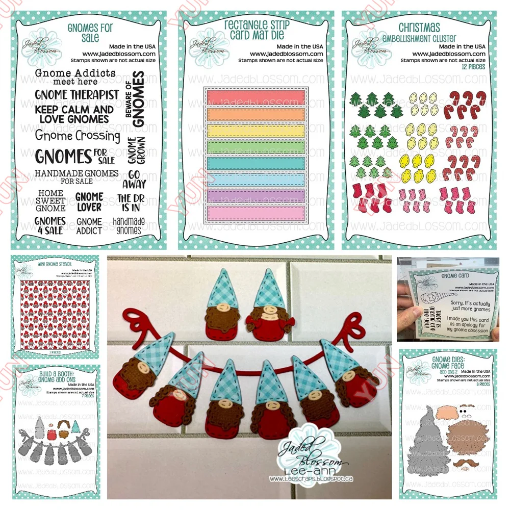 Форма для украшения скрапбукинга гном новые металлические штампы 2024 лицо