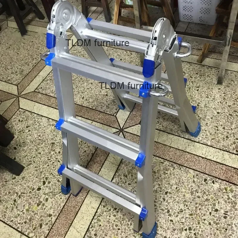 Утолщенные складные лестницы портативная инженерная лестница из алюминиевого