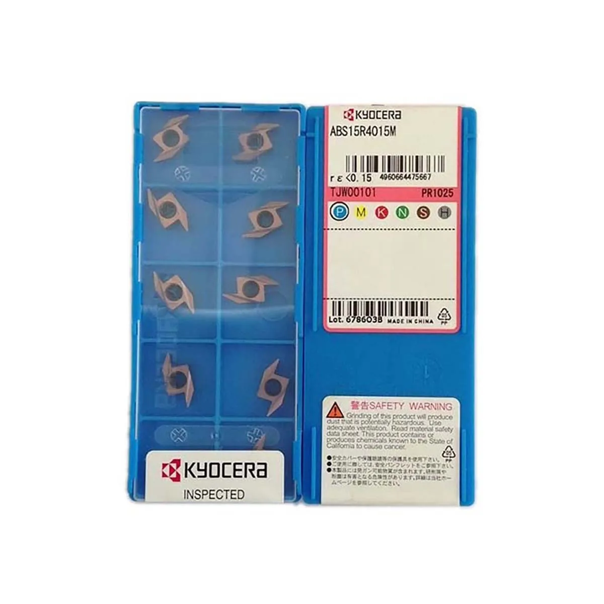 

Kyocer a 100% Original ABS ABS15R4015M PR1025 ABS15R4015 TC60M ABS15R4005 PR930 ABS15R4015 PR930 Grooving Tool Carbide Inserts