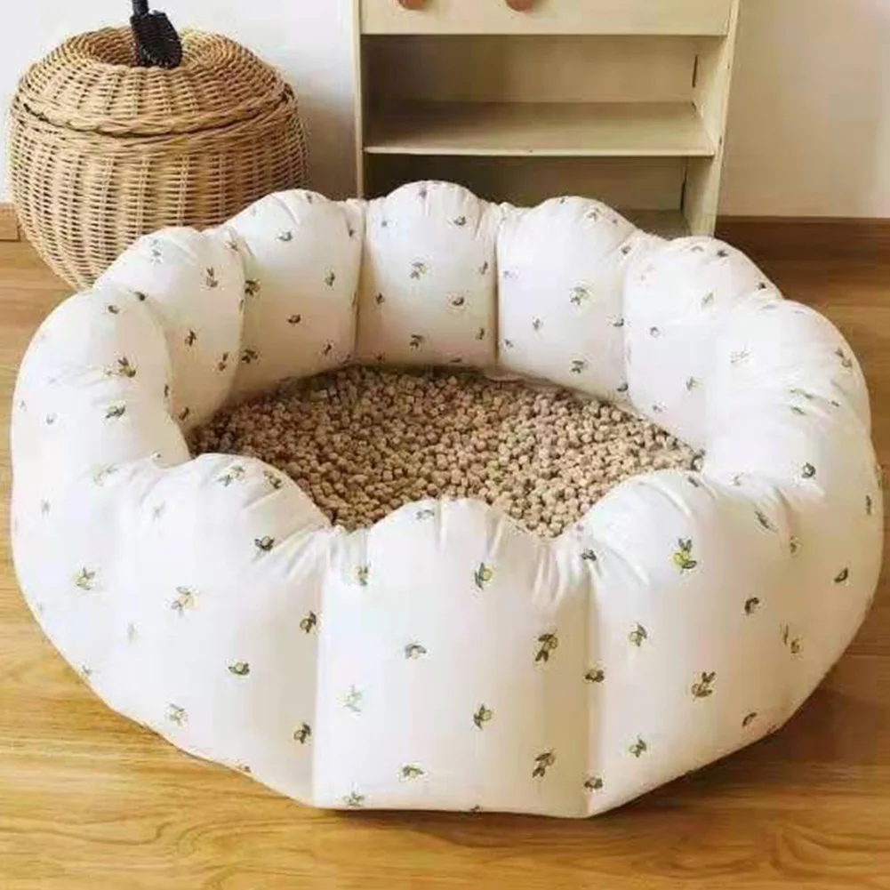 

Foldable Swimming Pool Garden Summer Outdoor Kids Paddling Pool Home Use Petal Paddling Pool for Child