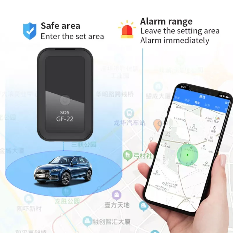 

GF-22 Mini GPS Tracker Long Standby Multi-function Real Time Tracking Locator Remote Anti Theft Anti-lost Portable GPS Tracker