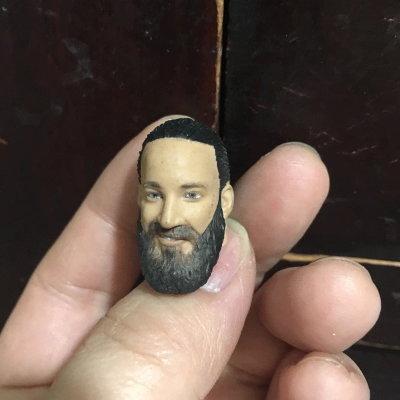 Масштаб 1/12 подлинная мужская голова из ПВХ для подвижной куклы/фигуры 6 дюймов |