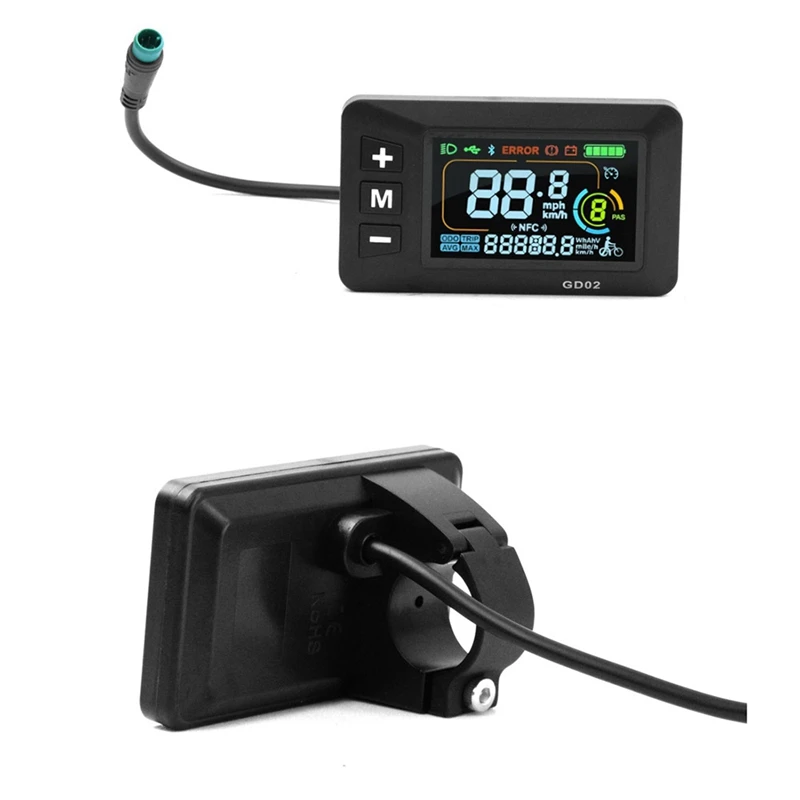 LCD-GD02 электрический велосипед ЖК-дисплей метр приборная панель дисплей 24 В 36 48 52 60