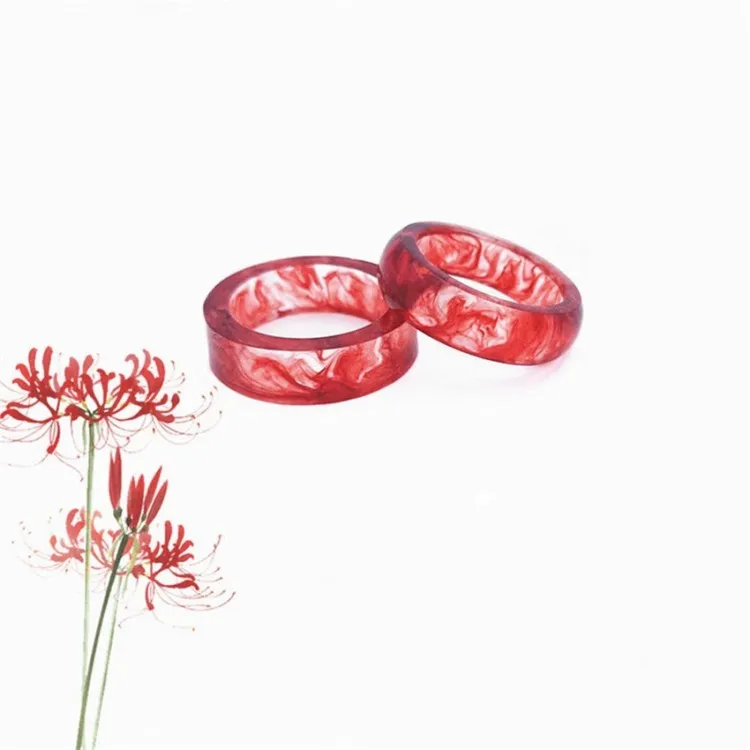 

2022 распродажа, Изящные Ювелирные изделия, высококачественные Кристаллы из смолы от сваровских ледяных и пламенных пятен, парные кольца, 2 цвета