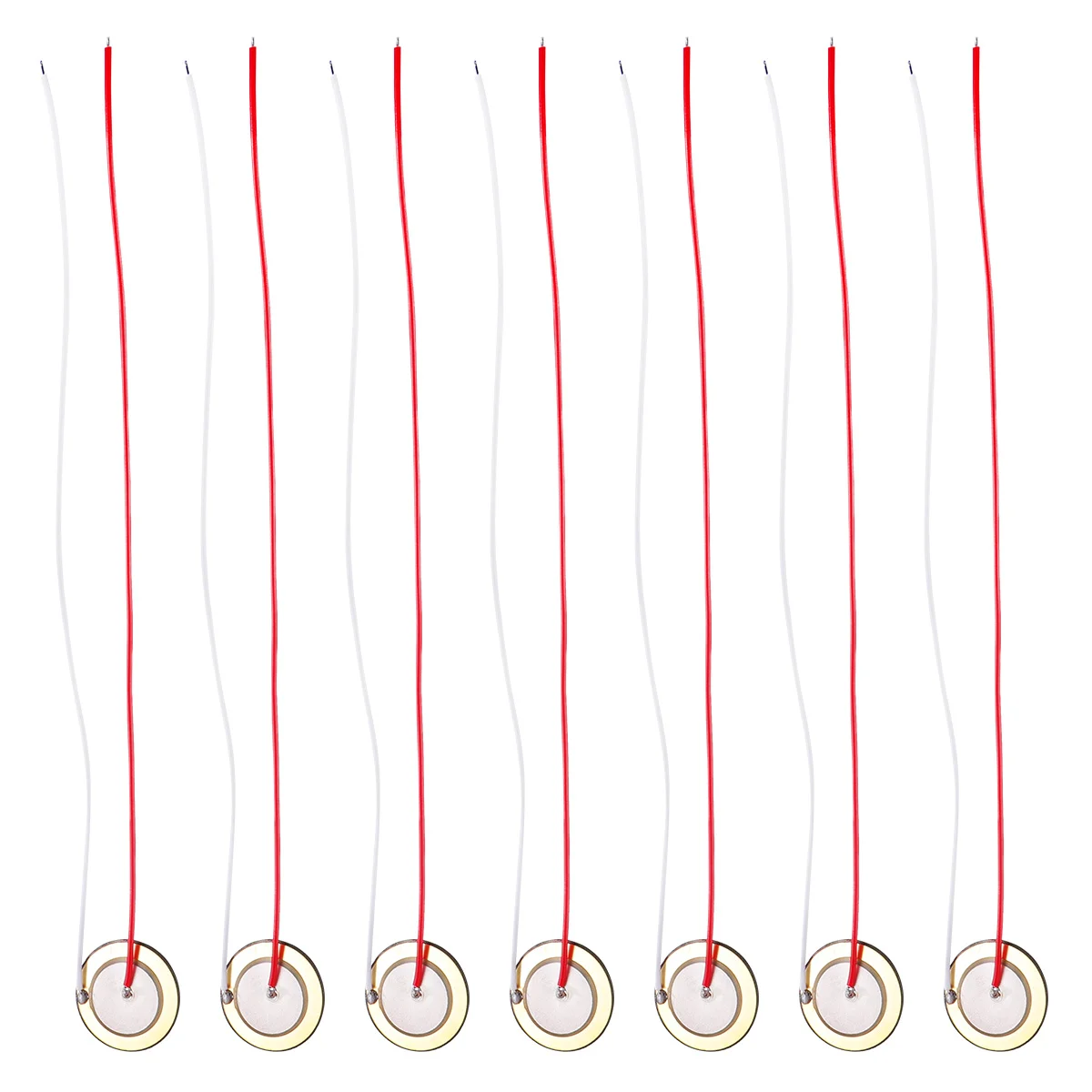 

12Pcs 27mm Guitar Buzzer Piezoelectric Ceramic Buzzer Acoustic Pickup Transducer