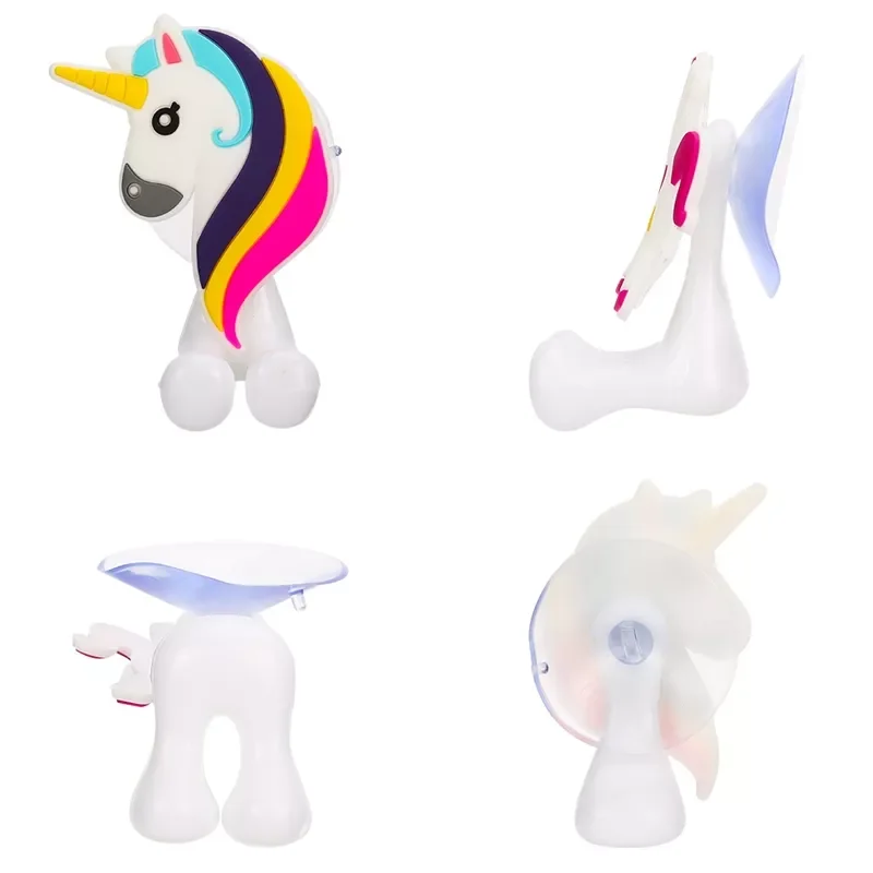 

NEW2022 6Pcs/Set Unicorn Wall-Mounted Suction Cup Tooth Brush Holder Cup Holder Antibacterial Hook ToothBrush Set Holder Bathroo