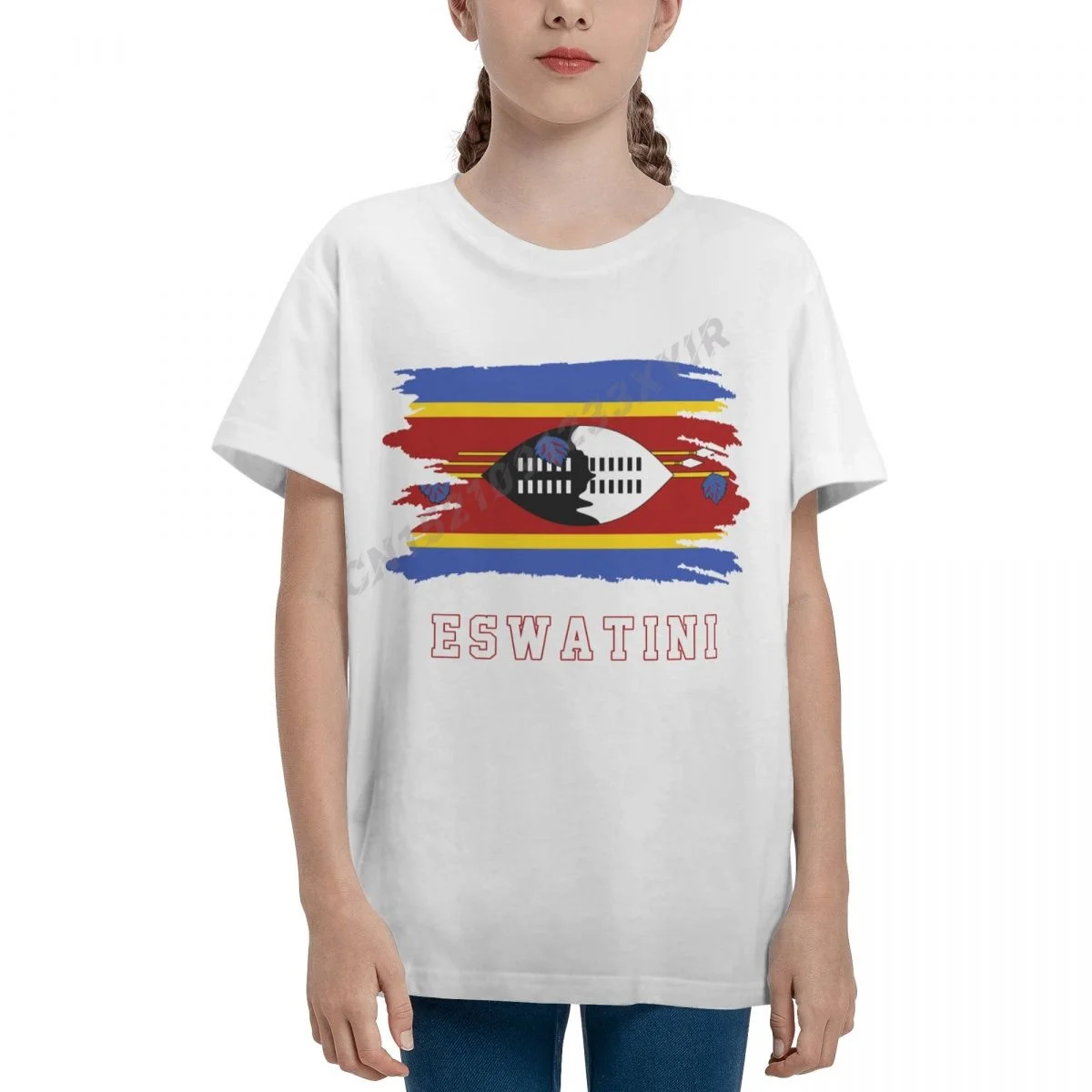 

Футболка детская с круглым вырезом и коротким рукавом, 100% хлопок