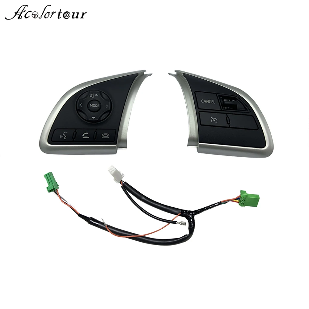 

For Mitsubishi Outlander 3 L200 Mirage Attrage ASX Cruise Control Switch Audio Volume Remote Control Steering Wheel Button LED