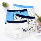 4 шт.лот хлопковые шорты Нижнее белье для мальчиков детское нижнее белье трусики боксеры с мультяшным рисунком мягкие детские подростковые размеры