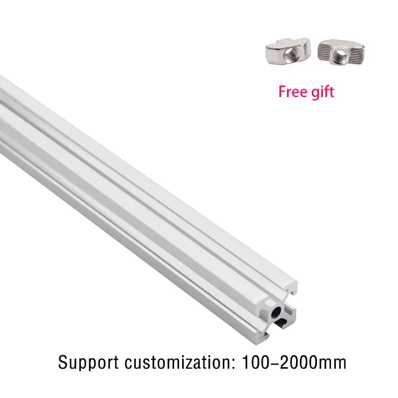 

Aluminum Profile T-Slot Linear Rail 1515 1m Silver Extrusion Frame European Standard Camera Slider Furniture 3D Printer