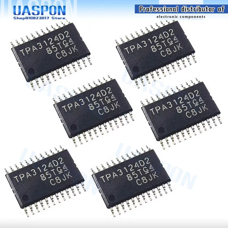 1 шт., TPA3123D2PWPR HTSSOP-24 TPA3123D2 TPA3121D2PWPR TPA3124D2PWPR TPA3144D2PWPR TPA3121D2 TPA3124D2 TPA3144D2