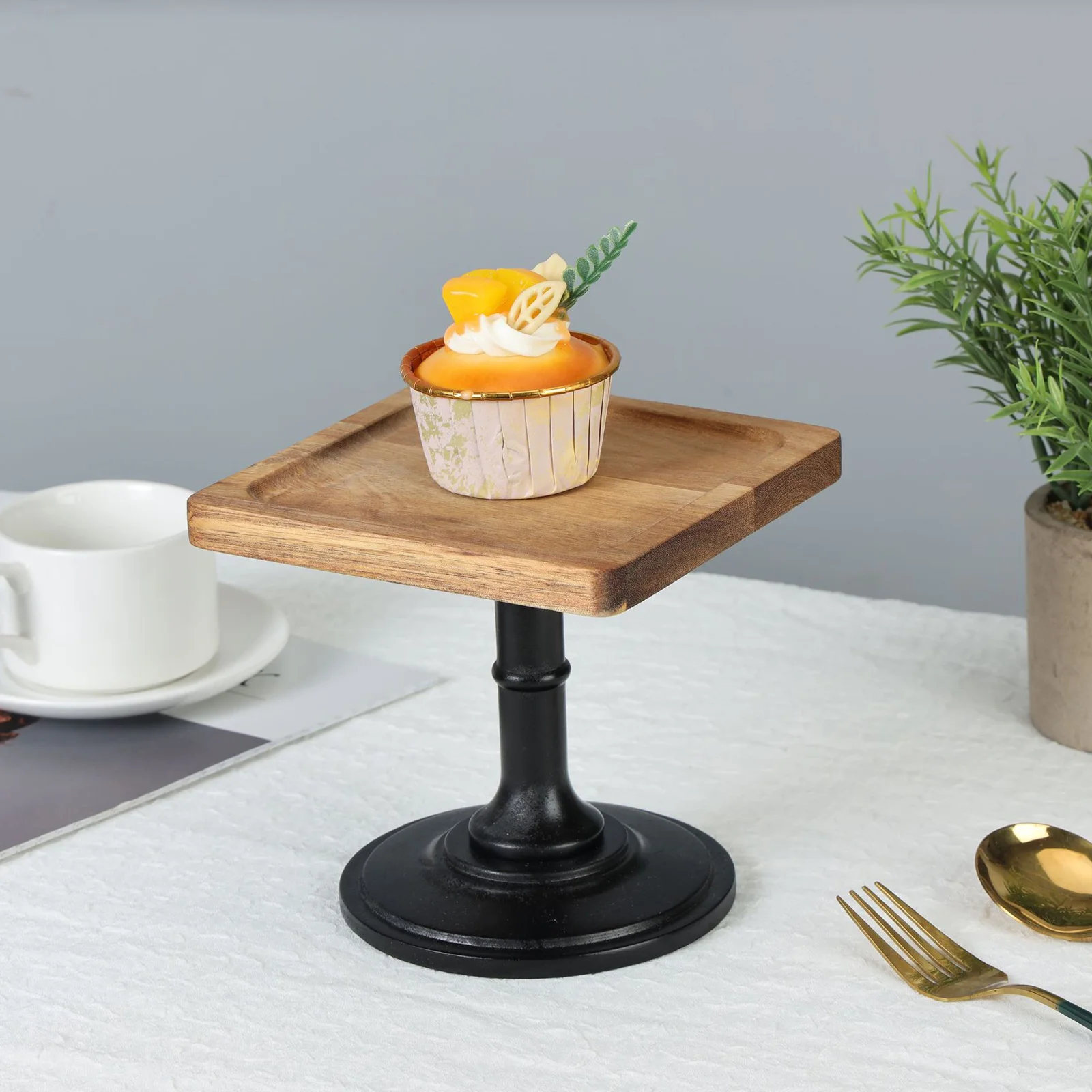 

Cake Tray Plate Dessert Stand Display Cupcake Holder Wedding High Base Partyserving Fruit
