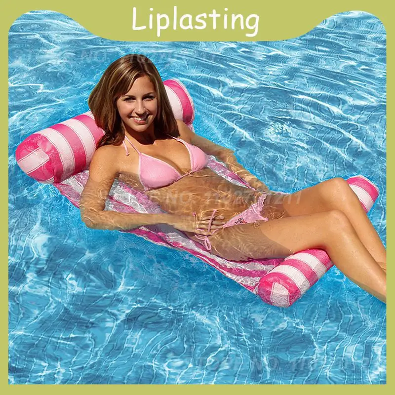 

Floating Water Hammock Float Lounger Floating Toys Inflatable Floating Bed Chair Swim Mattress Sea Swimming Ring Pool Party Toy