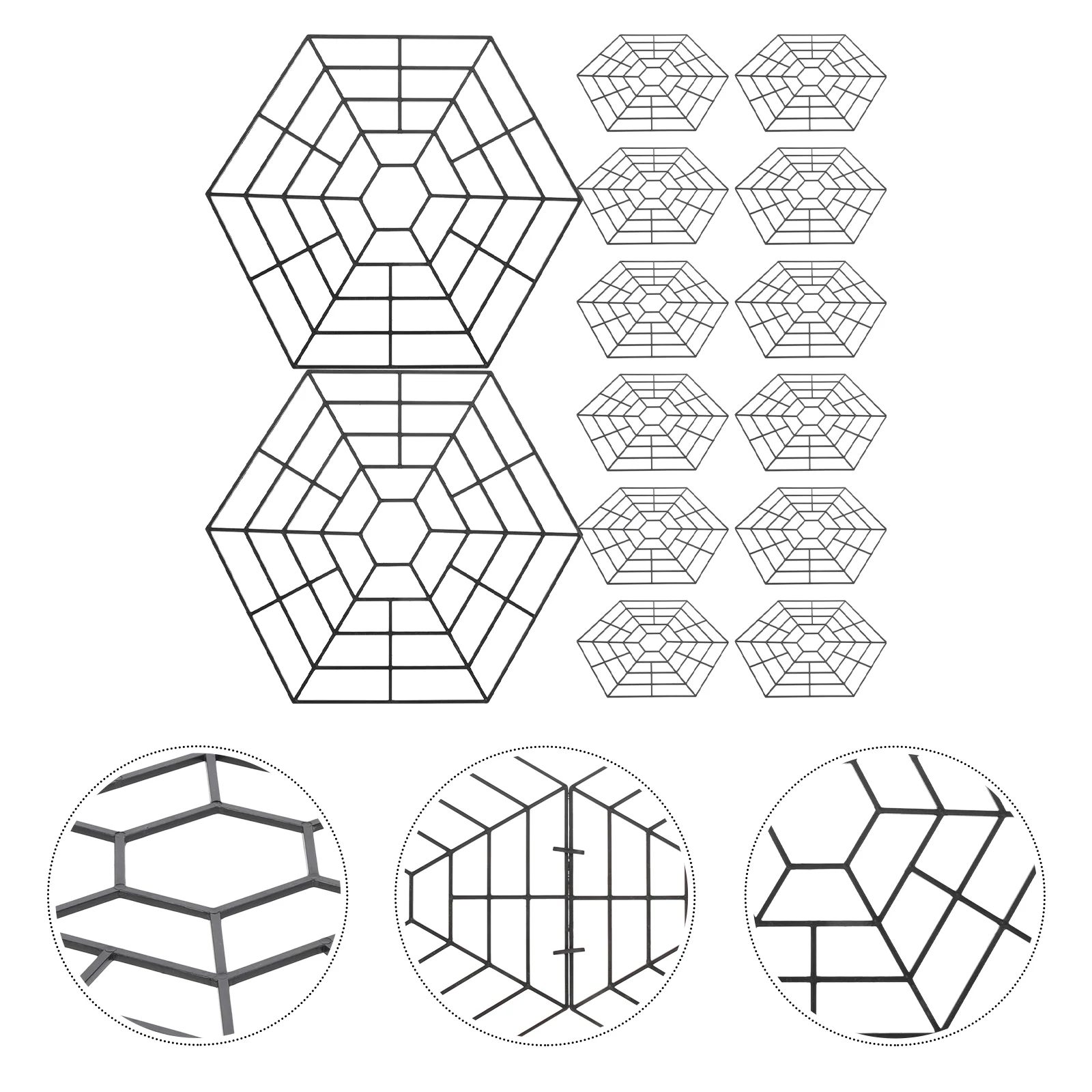 

30 PCS Pond Fish Protection Net Protective Plastic Floating Protector Sink Guard Protectors Major Ponds Cover