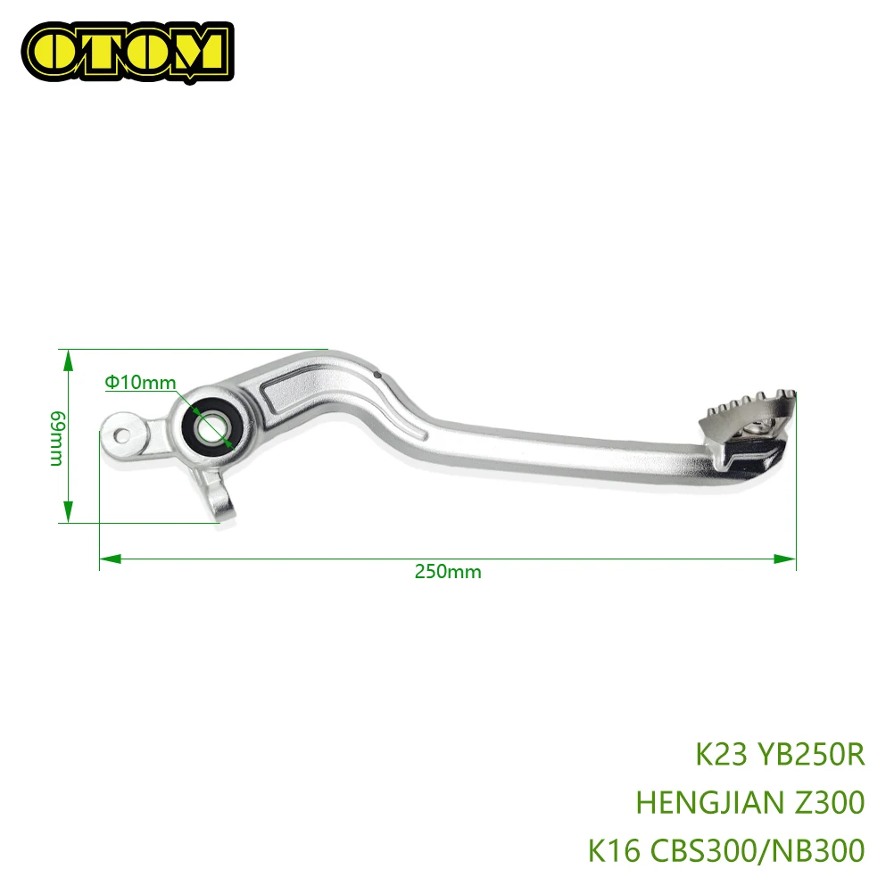 

Мотоцикл для KTM KEWS HENGJIAN, педаль тормоза в сборе, задняя подставка для ног, рычаг, подставки для ног SXF EXC NC250 MT250 CBS300 NB300 NC450 Z300