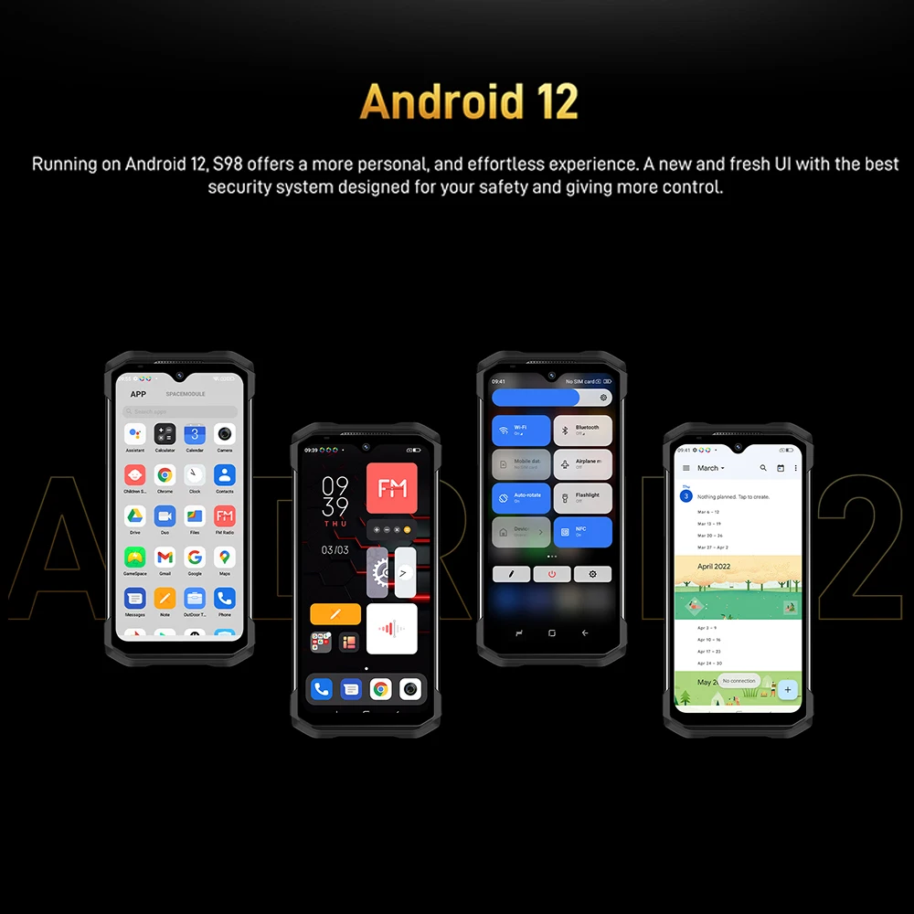 DOOGEE S98 Smartphone,Rugged Cell Phone 8+256GB G96 Octa Core 6.3