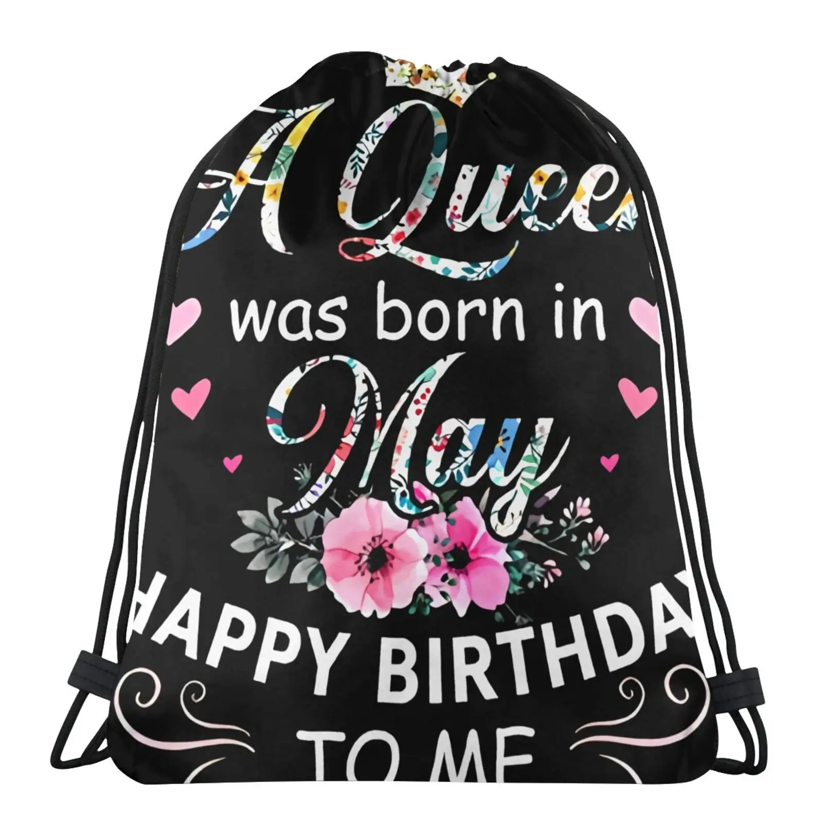 

A Queen Was Born In May 1332 Bag Fabric Bag Bag For Shoes Shoe Bag Shopper With Anime School Shoe Bag Gothic Style Organza Bag