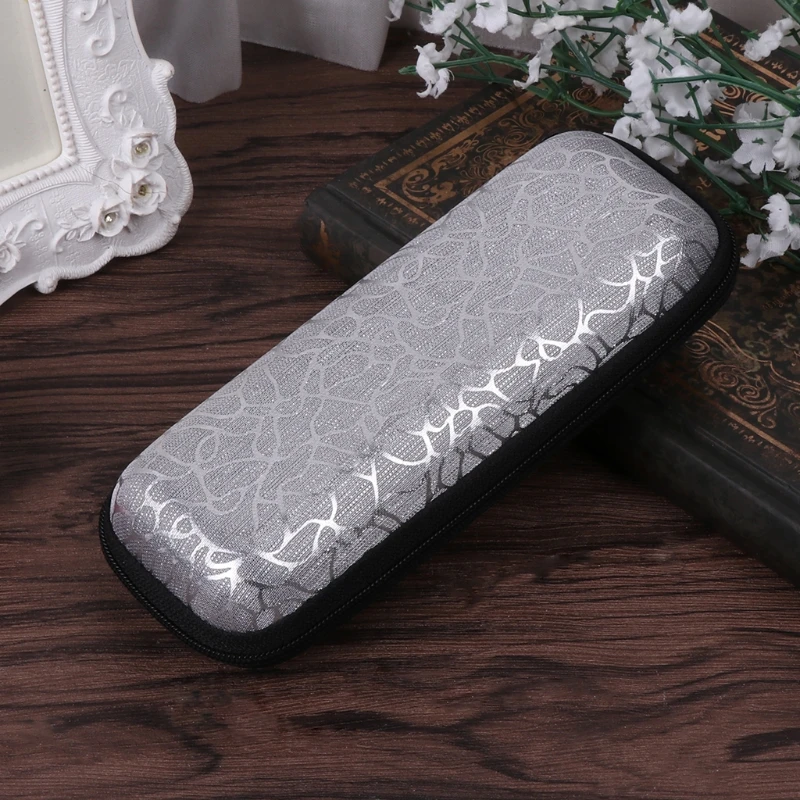 

Футляр для очков на молнии в полоску защитный чехол для солнцезащитных очков унисекс портативные контейнеры