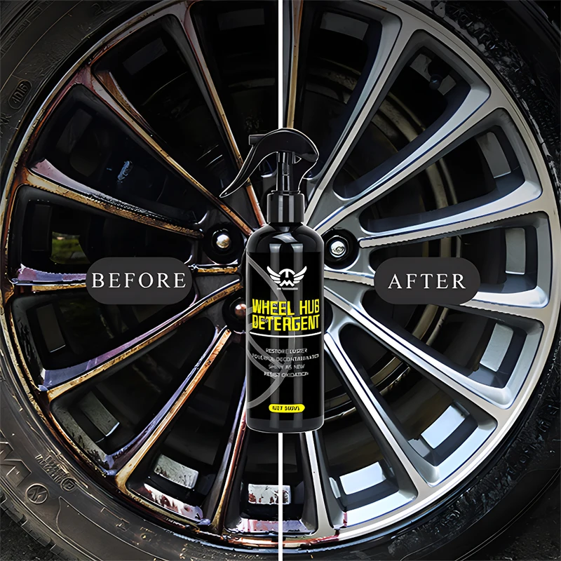 

Hub Cleaning Agent Stain Remover Oxidation Layer Iron Powder Removal Aluminum Alloy Cleaning Agent Rust Remover Dual Use