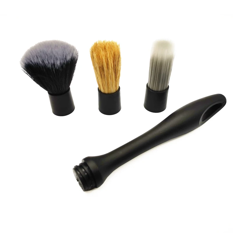 

Voiture 3 Types of Extended Removable Head Brush Car Exterior Interior Detail Brushes Clean Dashboard Accessories Wheel Brush
