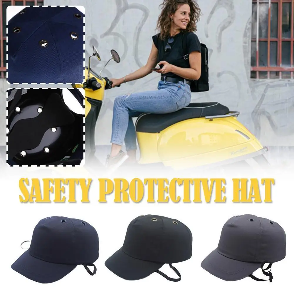 

Защитная шапка, защитная шапка для головы, Рабочая кепка, защитные пластиковые шлемы для бейсбола на открытом воздухе, внутренний шлем, спортивные шапки Sh I6C7