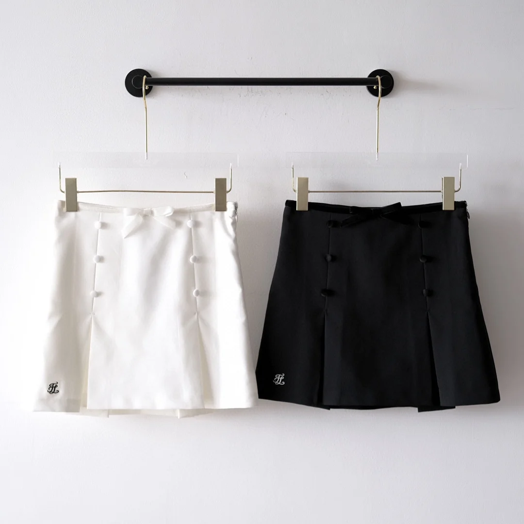 

The new spring/summer 2022 golf skirt is for women with double slit skirt and golf tennis sport skirt with golf bottom in shorts