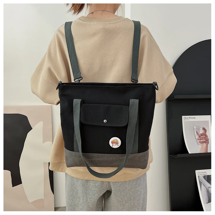 Jooyedeer Women Canvas Crossbody Bag New Fashion Student Backpack Outdoor Leisure Ladies Messenger Bag Shoulder Bags Shopping