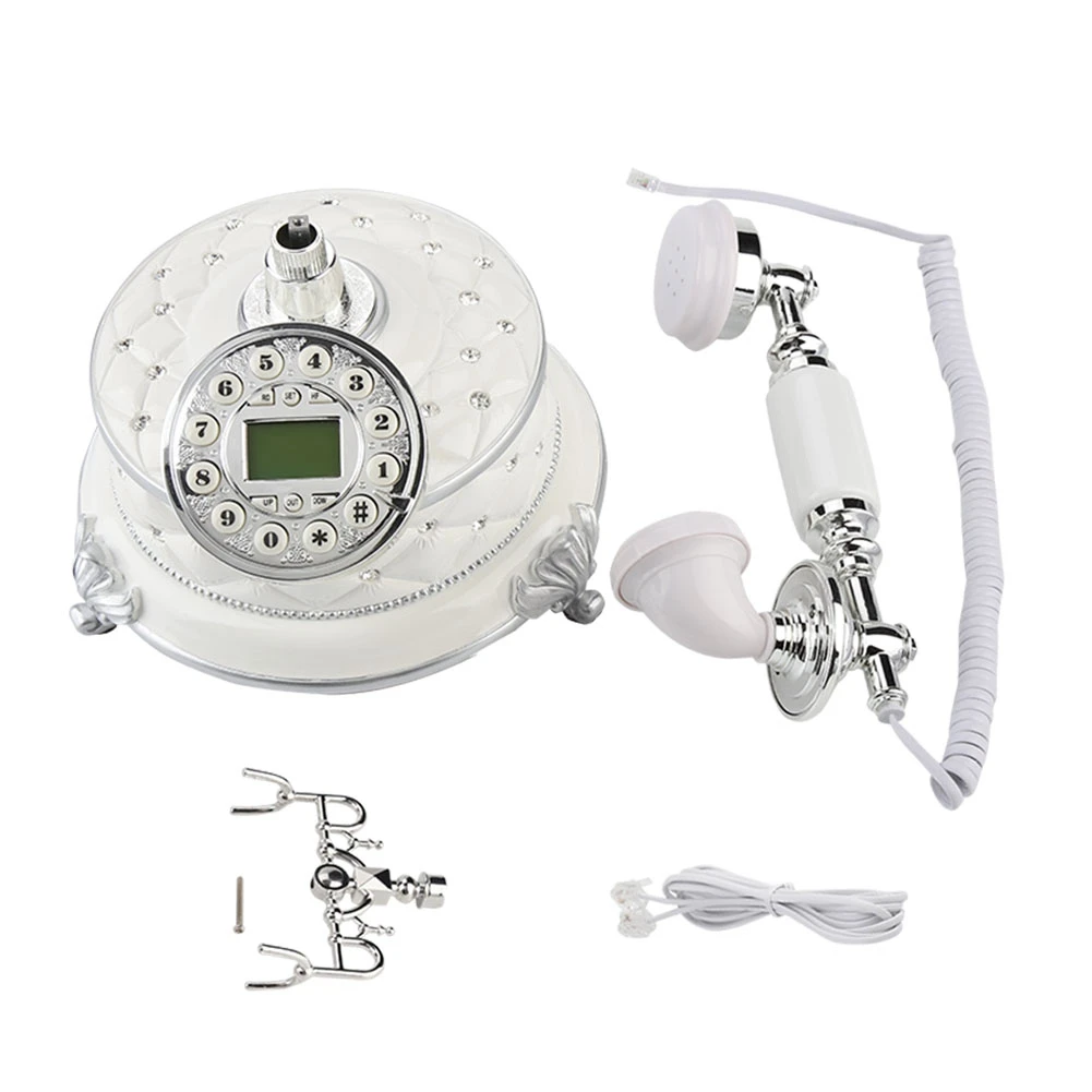 

Retro Vintage Telephone Plate Rotary Dial Antique Telephones Landline Phone For Office Home