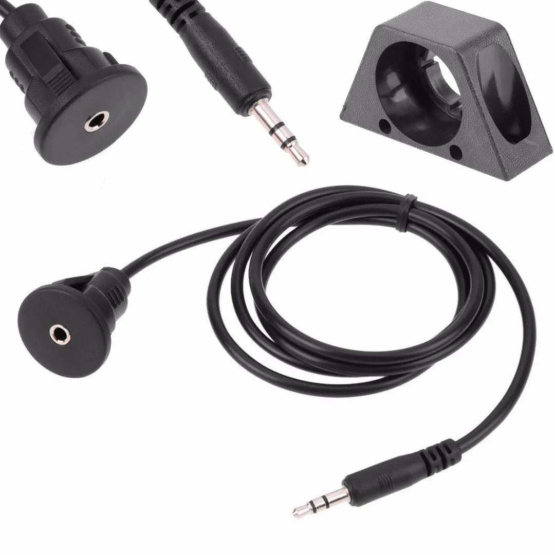 Удлинительный кабель со штекером 3 5 мм и пряжкой для автомобиля лодки мотоцикла