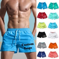custom logo shorts men swimming trunks summer beach board shorts casual bermudas multi color boardshorts classic beach short