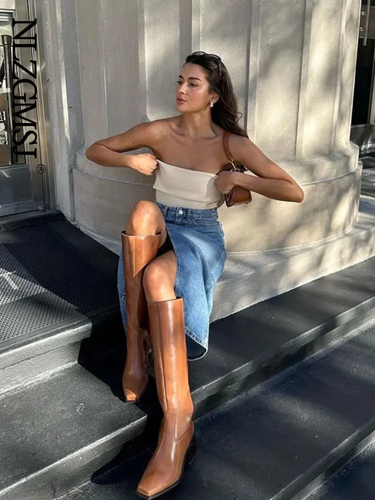 

Топ женский летний без бретелек, без рукавов, F38