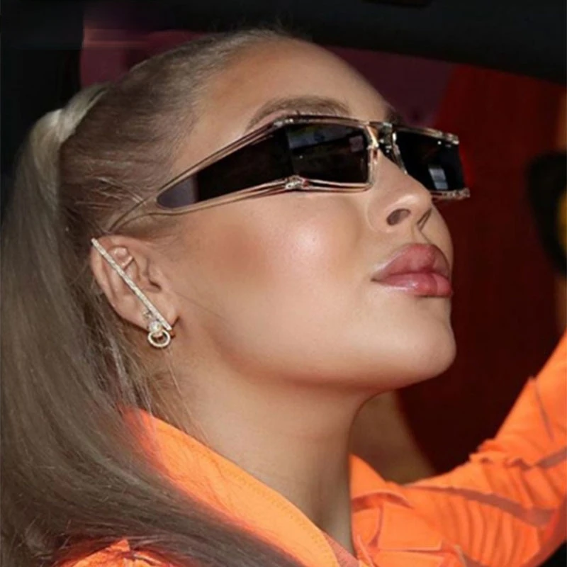

Oversized Rectangle Personality Sunglasses Men Women Fashion UV400 Glasses