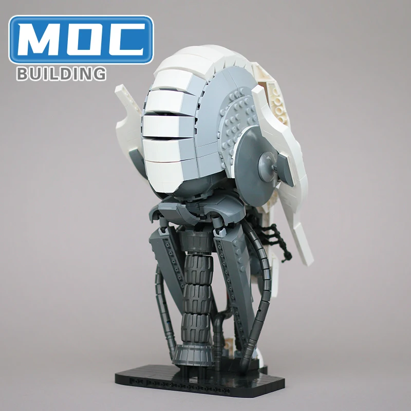 Шлем из серии Звездные войны модель белый общий бюст новые идеи по фильму