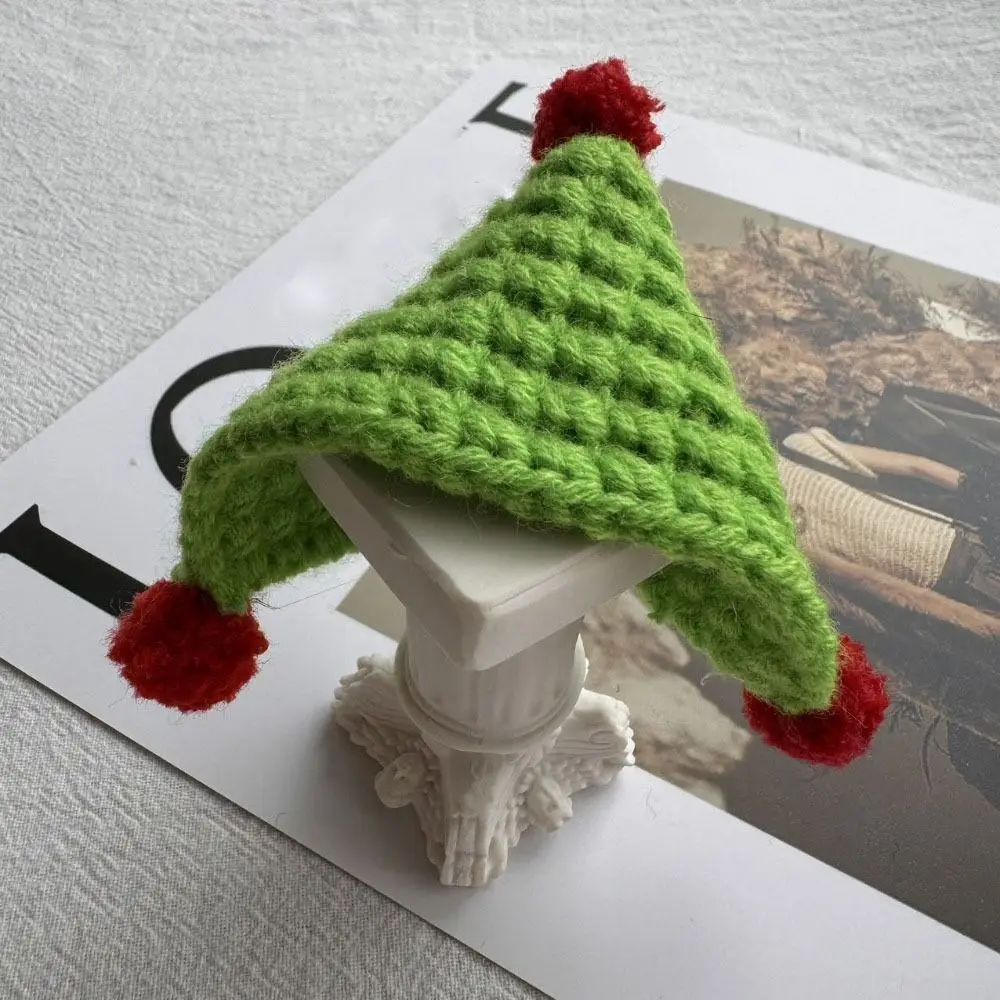 Новая вязаная шапка модная милая повседневная ярких цветов мини-кукла с