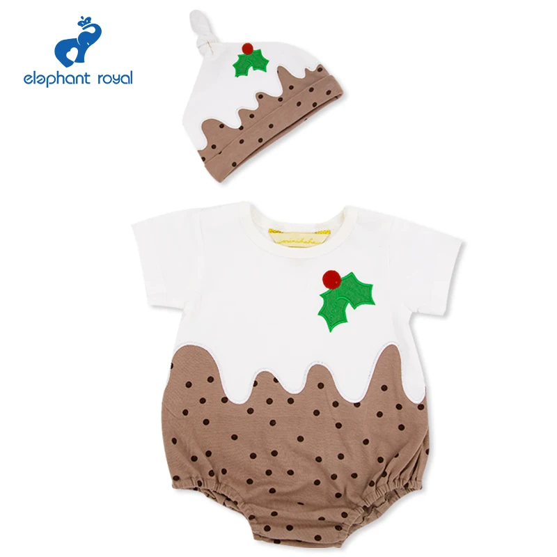 

Elephant Royal Christmas Newborn Baby White Short Sleeve Romper Snowman Print Outfit Infant Baptism Bodysuit Clothes Xmas Gift