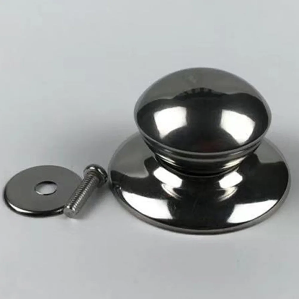 

Pot Parts Pot Lid Handle Lid Cover Knob 4PCS Anti-scald Cookware Knobs Handle Tool Pot/Pan Lid Cover Handle Silver