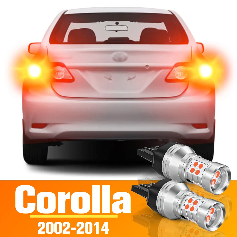 2pcs LED Brake Light Bulb Accessories For Toyota Corolla 2002-2014 2003 2004 2005 2006 2007 2008 2009 2010 2011 2012 2013
