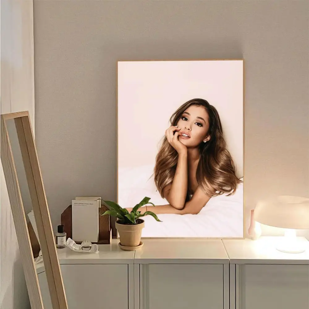 Певица A-Ariana G-Grande постер DIY липкий водостойкая бумажная наклейка кофейня бар