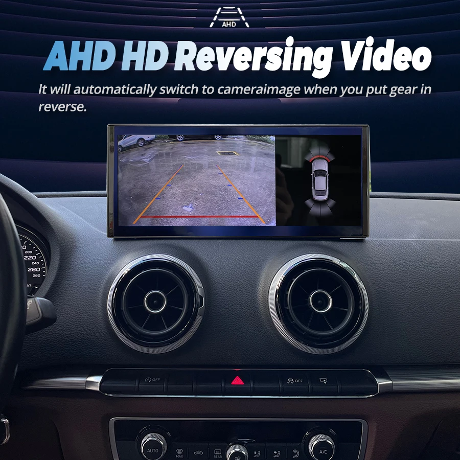 Для Audi A3 2014 -2020 Android 13 12 3 дюймовый сенсорный экран автомобильные аксессуары