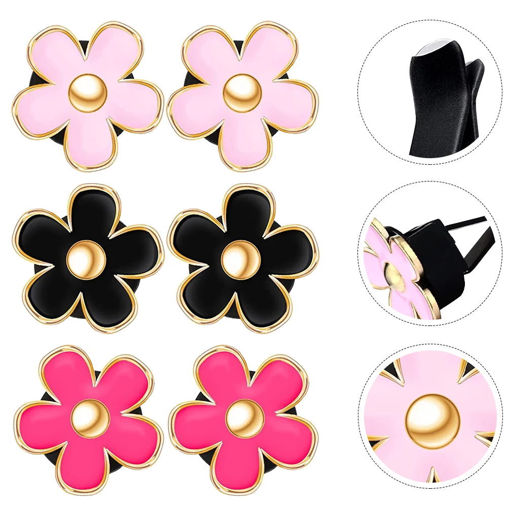 

Air Clip Car Vent Freshener Flower Clips Diffuser Accessories Conditioning Outletdecor Interior Decorative Colorful Trim Flowers