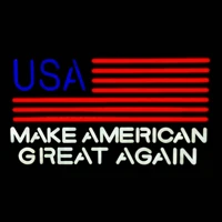 american flag pattern neon sign decoration usa trump supporters exterior wall neon light for make american great again