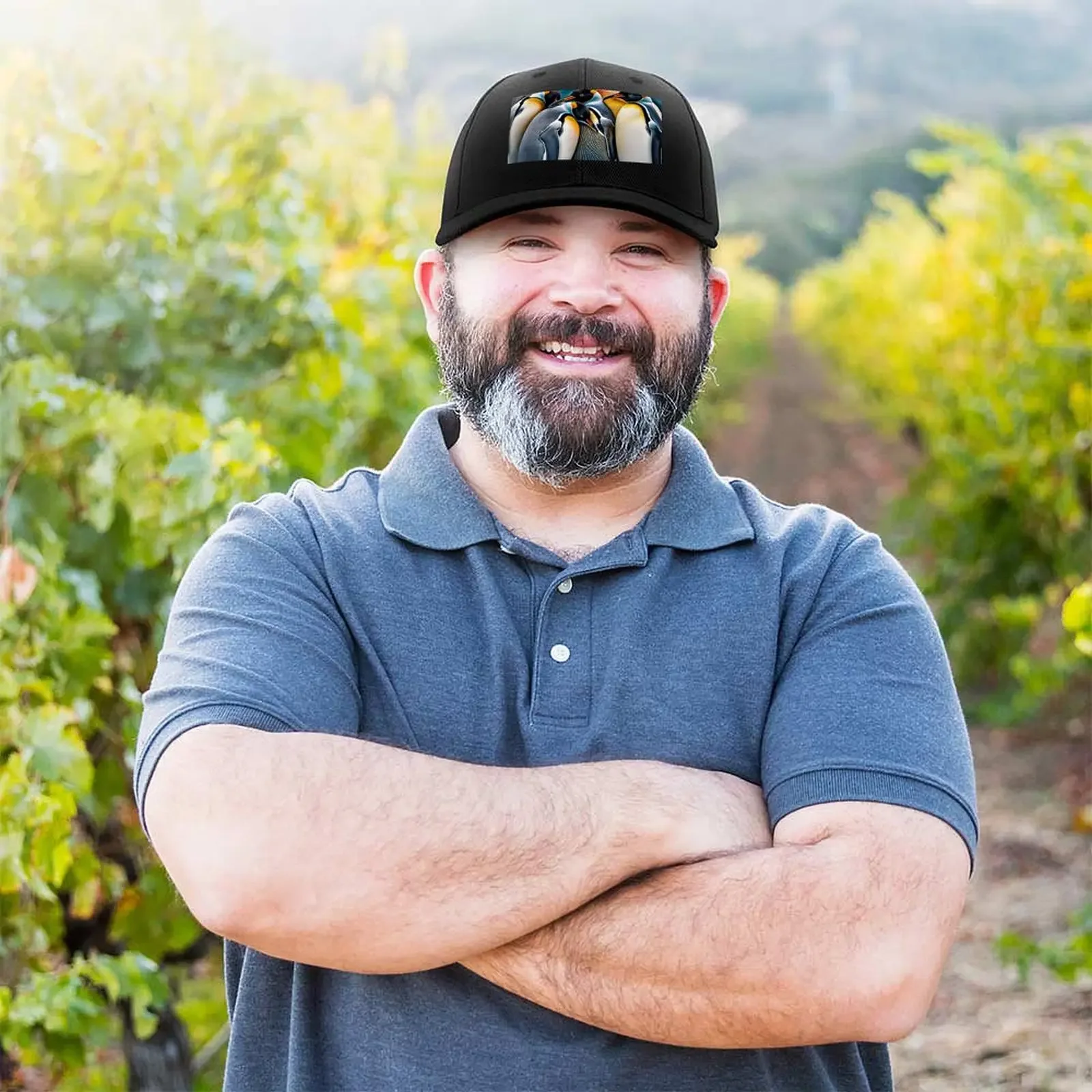 Бейсбольная кепка с изображением пингвина роскошная шляпа рождественская