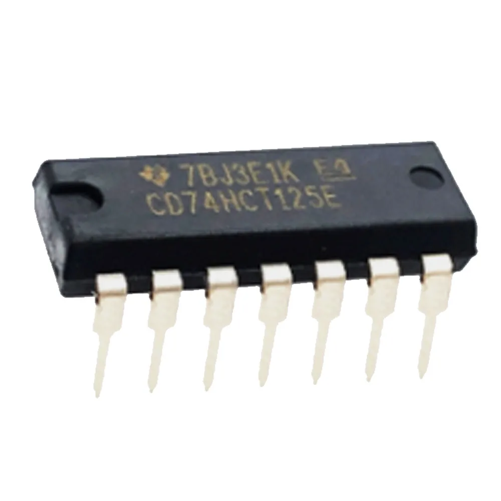 

CD74HCT125E IC BUFF/DVR TRI-ST QD 14DIP HCT125 74HCT125